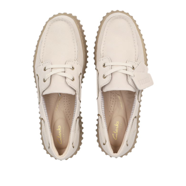 Clarks Torhill Boat 26186302 4 Lace-up shoes in beige