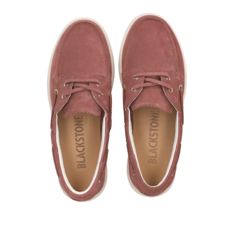Blackstone FL703 ROASTED RUSSET lace-up shoes in red