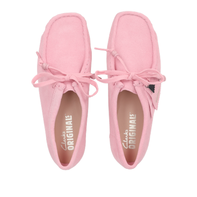 Clarks Wallabee. 26183809 4 Schnürschuhe in rose