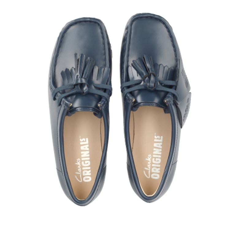 Clarks Wallabee. 26182746 4 Lace-up shoes in blue