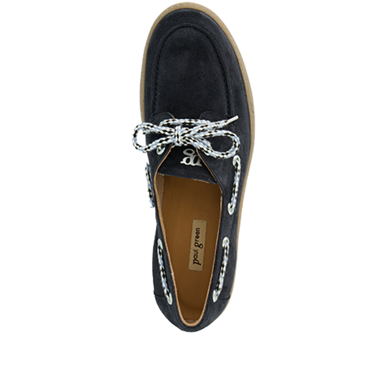 Paul Green 1185-028 lace-up shoes in blue