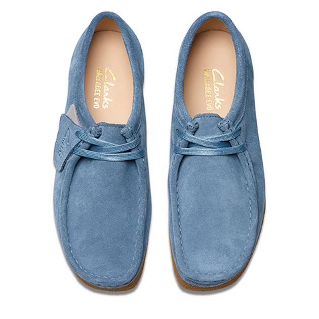 Clarks WallabeeEVOSh 26181476 4 lace-up shoes in blue