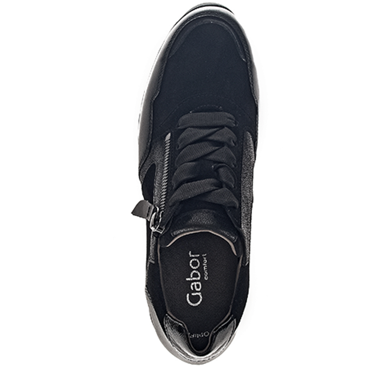 Gabor 6.438.37 sneaker in black