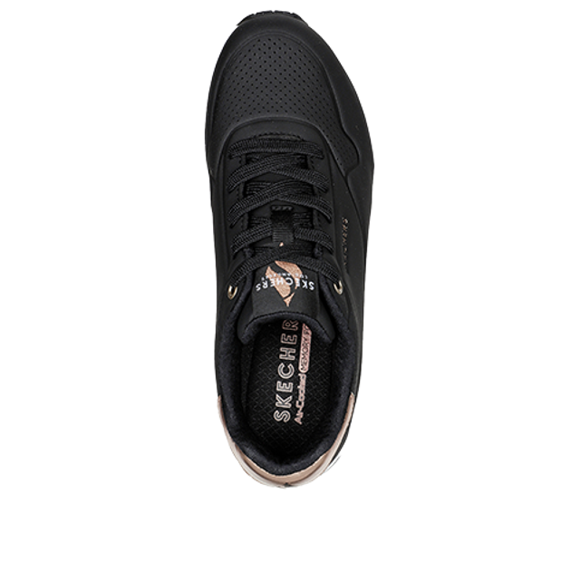 Skechers 177094 BLK UNO sneaker in black