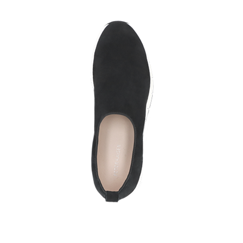 Peter Kaiser 74703 LEATHER STRETCH sneaker in black