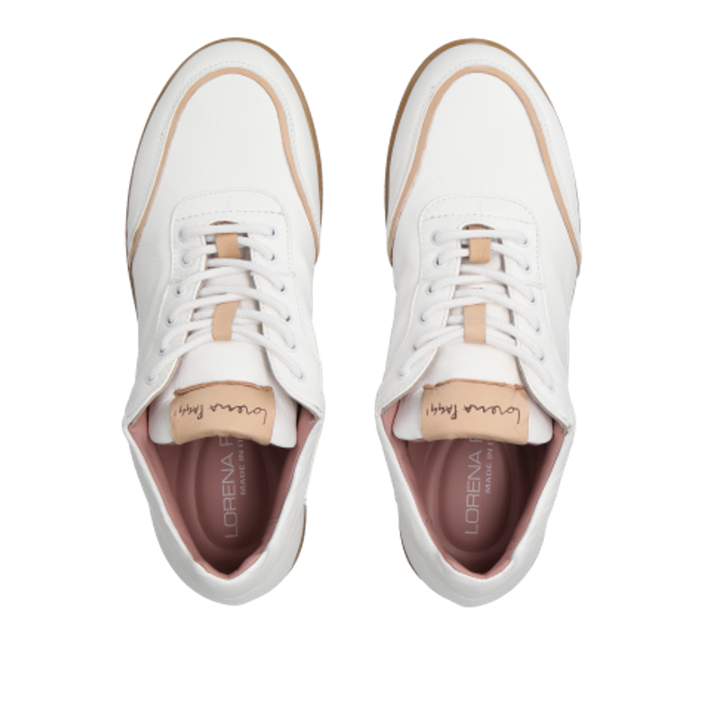 Lorena Paggi 41050 BIANCO sneaker in white