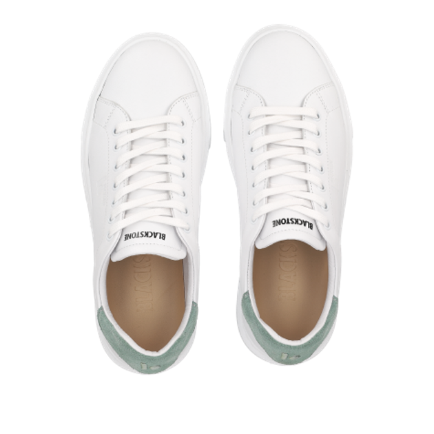 Blackstone FL728 WHITE OXIDE sneaker in white