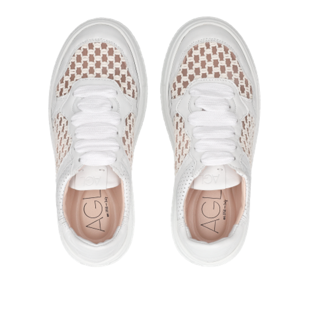 AGL GIULY MESH sneaker in white