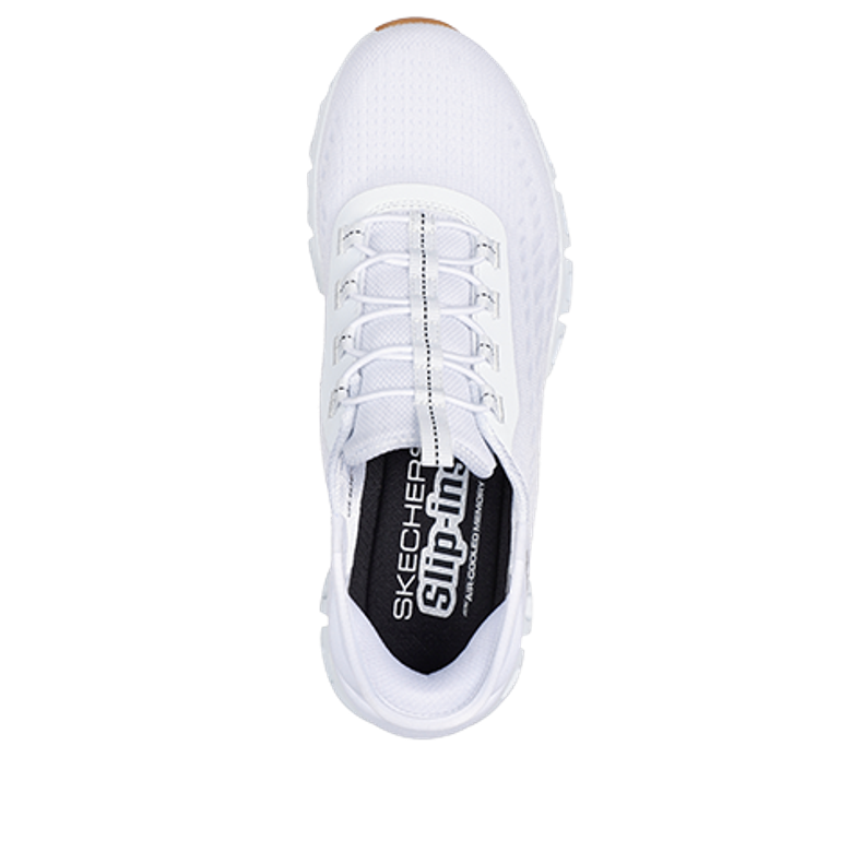 Skechers 104574 WBK GLIDE STEP sneaker in white