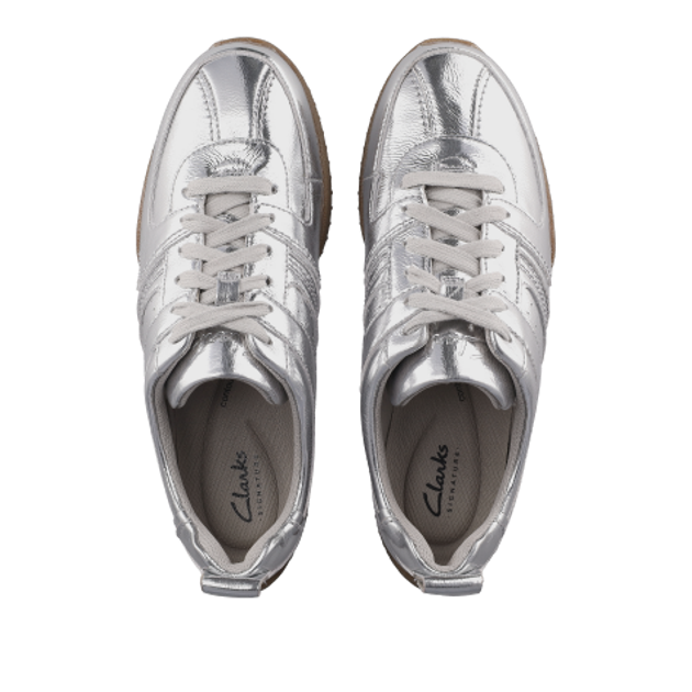 Clarks Meridor Lace 26327522 4 Sneaker in silber