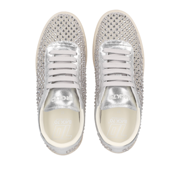 BACK 70 STRASS BIG SMART sneaker in silver