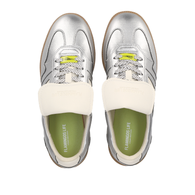 Flamingos' Life BSPLASIL BURELA SLIM PLAYER sneaker in silver