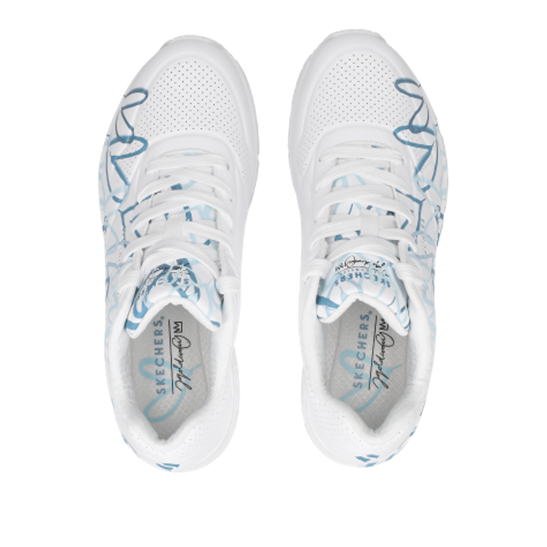 Skechers UNO SPREAD THE LOVE sneaker in white