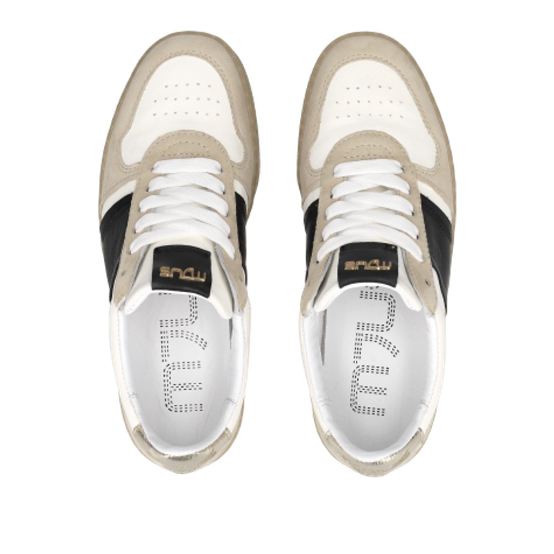 MJUS T94148 0001 CAMEL COMBI sneaker in white