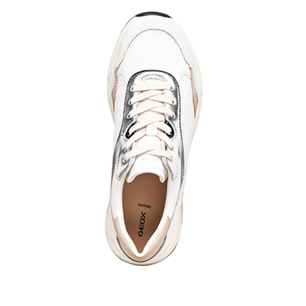 GEOX ZARVIA sneaker in white