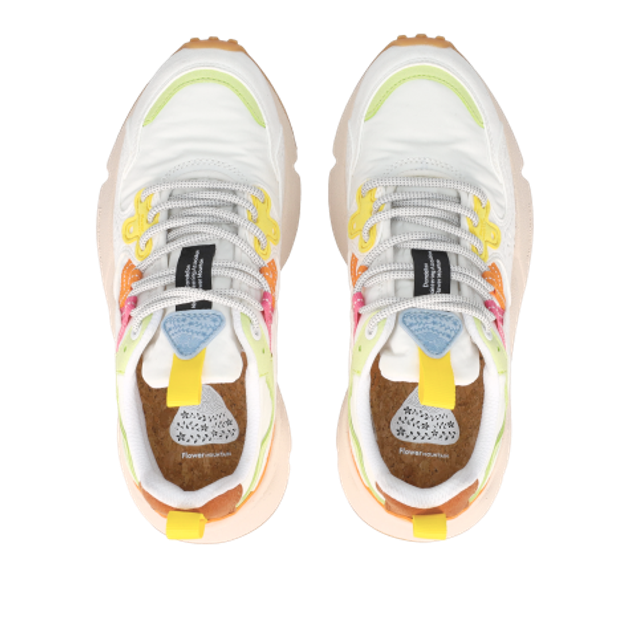 Flower Mountain 1N21 - 001-2018337-01 YAMANO 3 sneaker in white