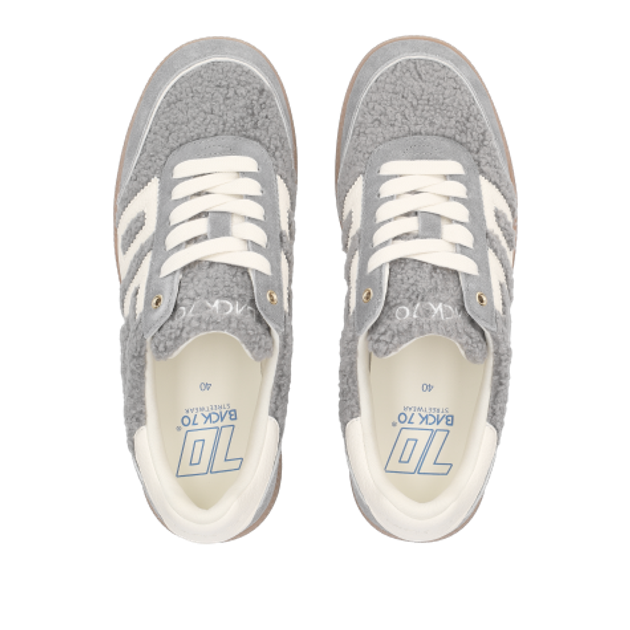 BACK 70 108005-000115 CLOUD TEDDY FU 18 sneaker in gray