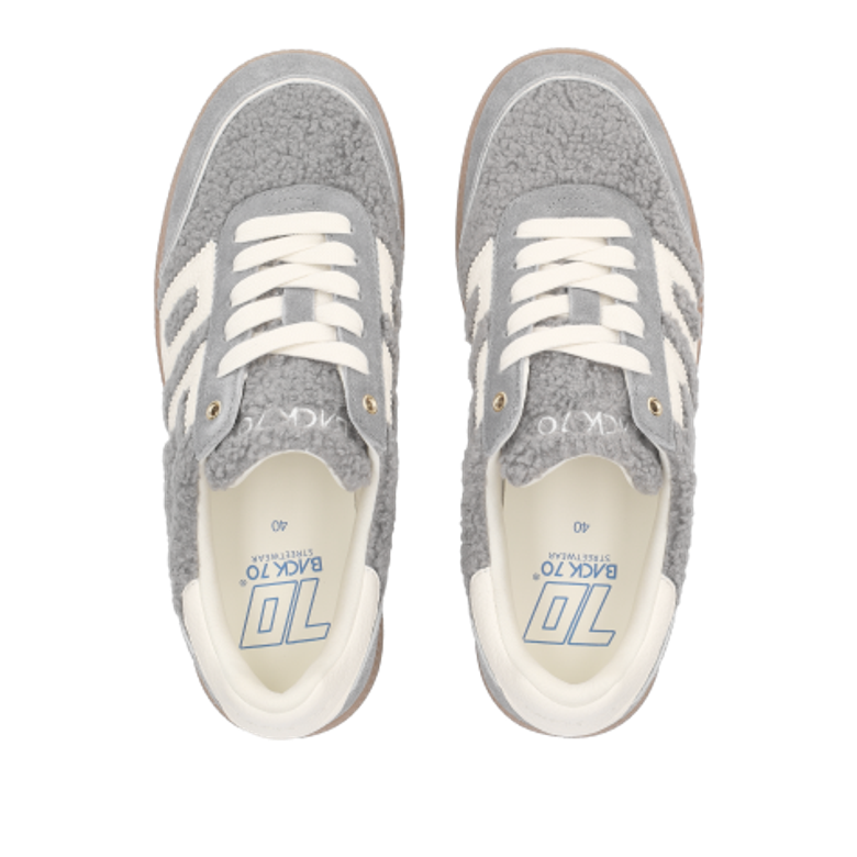 BACK 70 108005-000115 CLOUD TEDDY FU 18 sneaker in gray