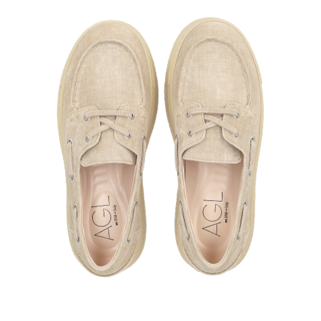 AGL GIULY BOAT sneaker in brown