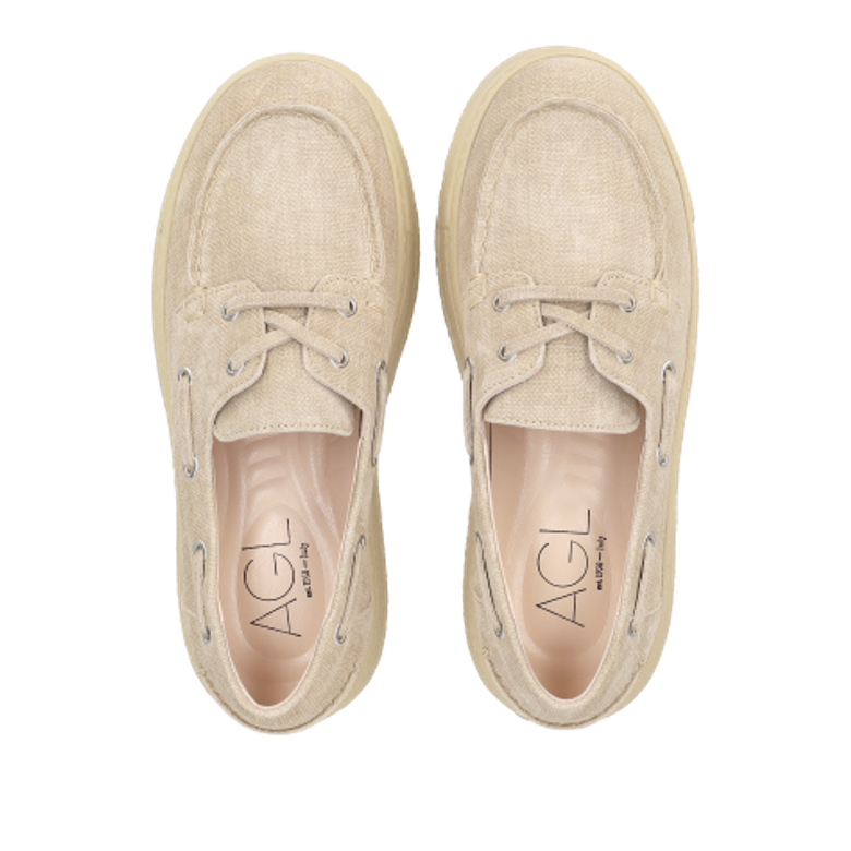 AGL GIULY BOAT Sneaker in braun