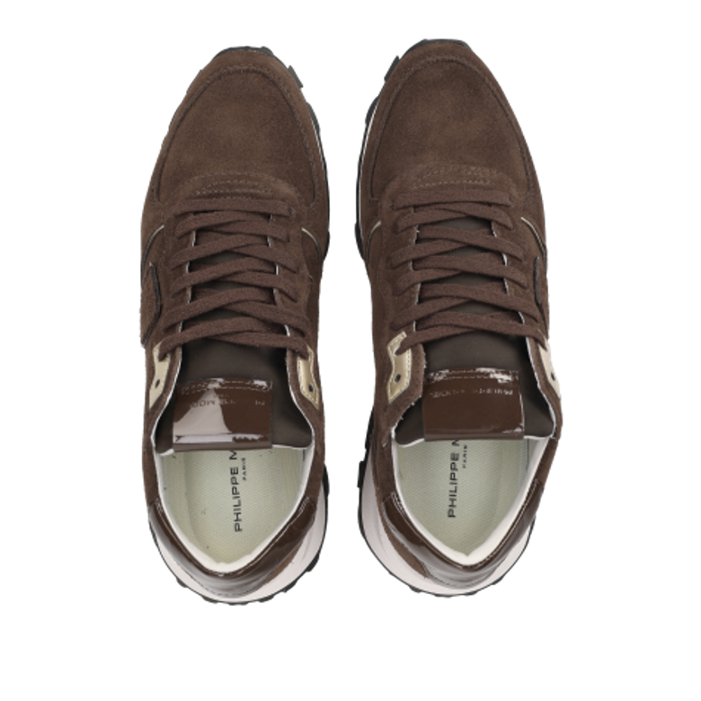 Philippe Model TROPEZ HAUTE LOW sneaker in brown