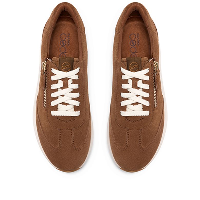 Clarks Code R Run 26327885 4 Sneaker in braun