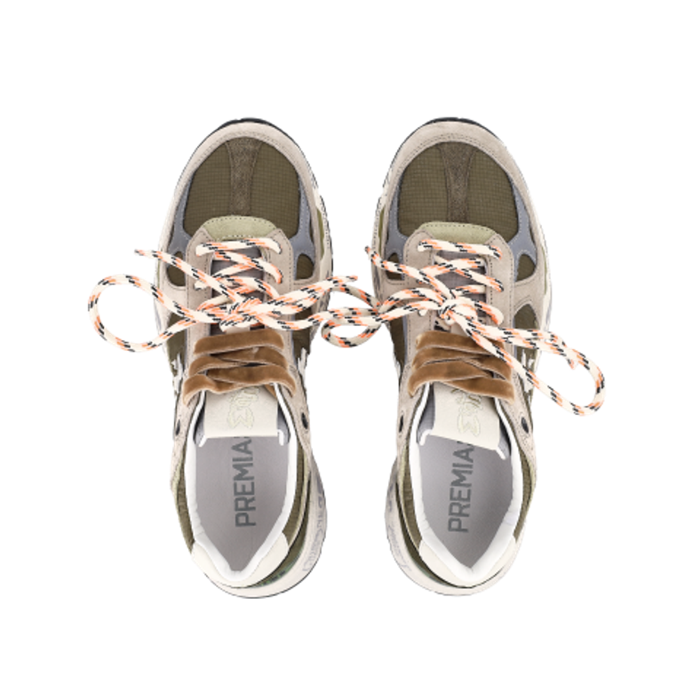 Premiata MASED 8521L Sneakers in Beige