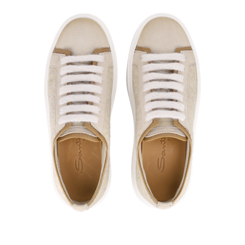 Santoni CLEAN WINT Sneakers in beige