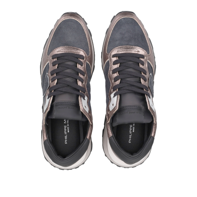 Philippe Model TKLD MX02 TROPEZ HAUTE LOW sneaker in metallic