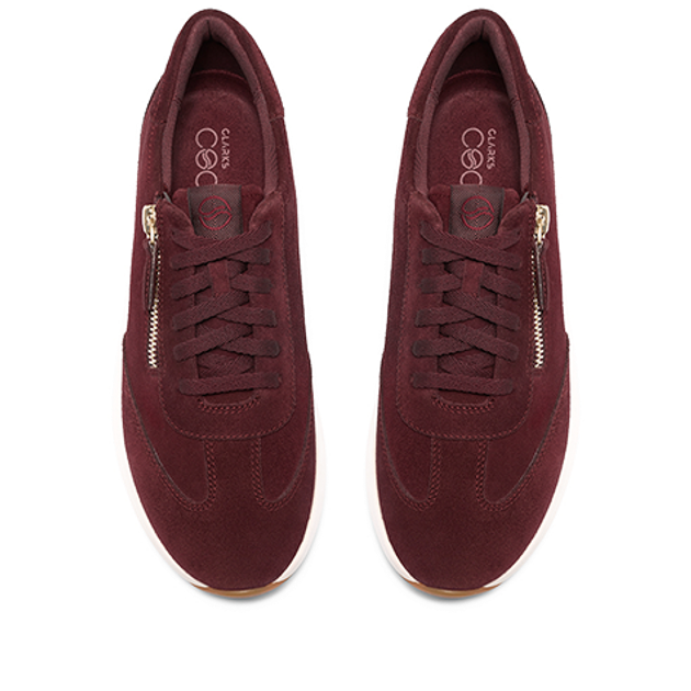 Clarks Code R Run 26327889 4 Sneaker in rot