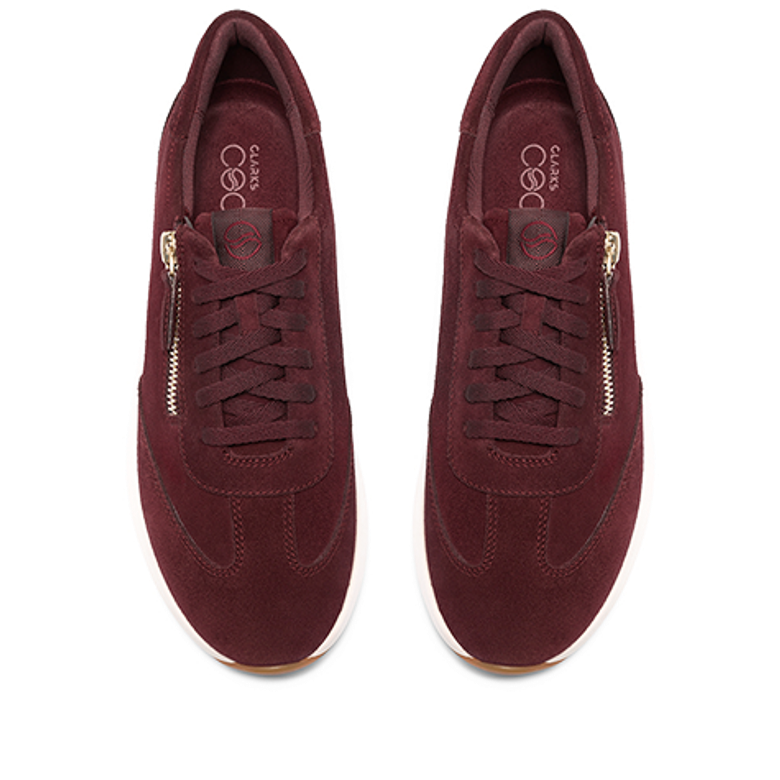 Clarks Code R Run 26327889 4 Sneaker in rot