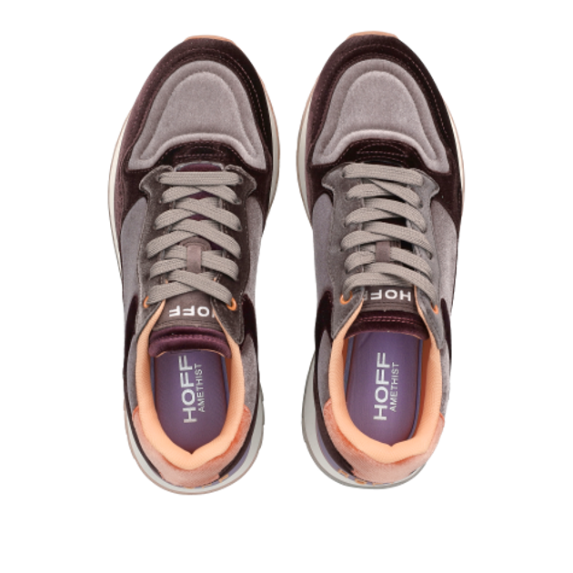 THE HOFF BRAND 22402018 CITY VELVET AMETHIST Sneaker in rot
