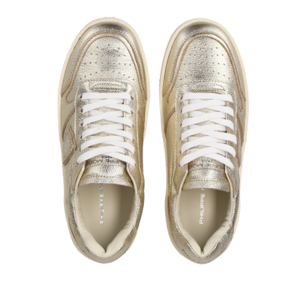 Philippe Model NICE LOW sneaker in gold