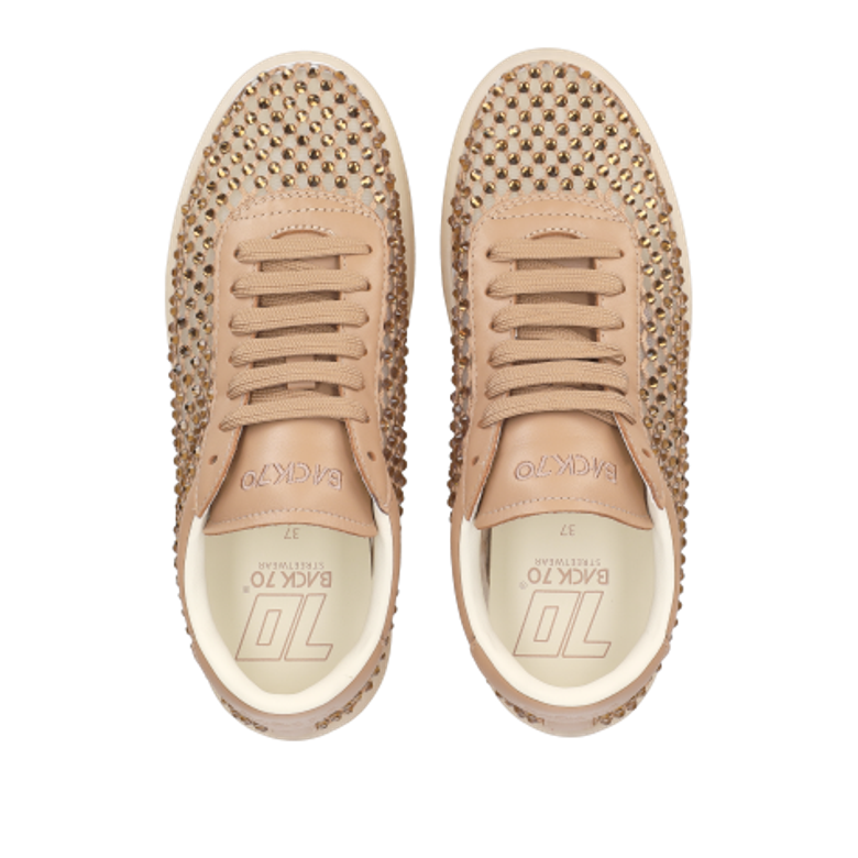 BACK 70 STRASS BIG SMART sneaker in gold