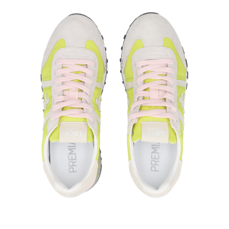 Premiata LUCY-D sneaker in yellow