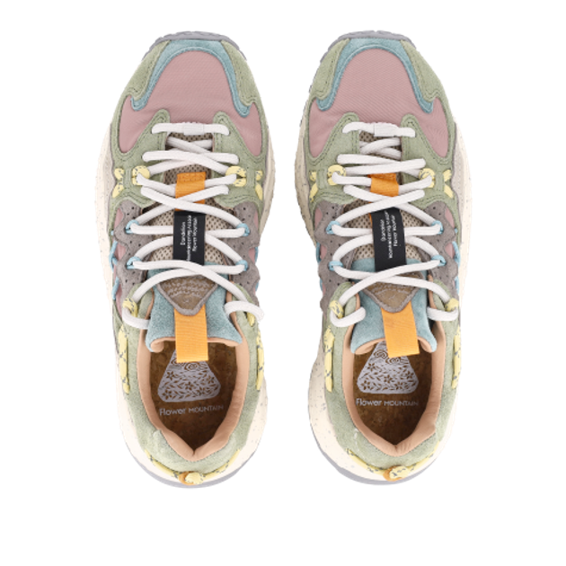Flower Mountain 4D53-001-2019510-03 YAMABUSHI Sneaker in grün