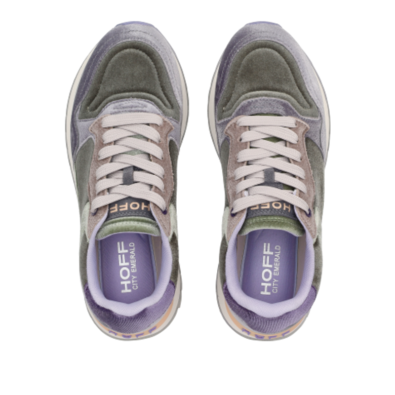 THE HOFF BRAND 22402020 CITY VELVET EMERALD sneaker in colorful