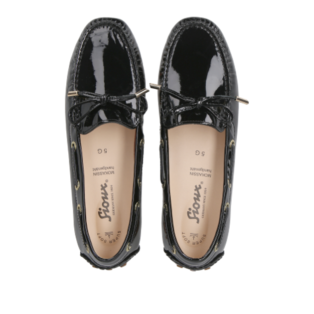 Sioux 40220 BORINKA-701 Slipper & Mokassin in schwarz