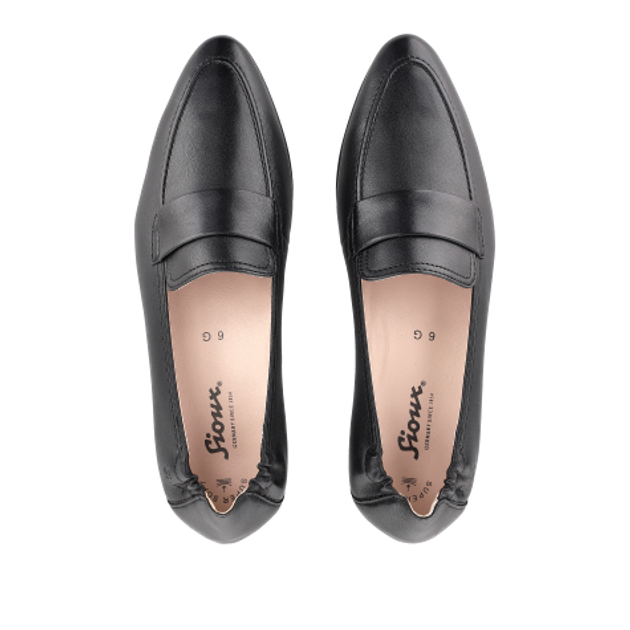 Sioux 4141040 HOKULANI-700 Slipper & Mokassin in schwarz