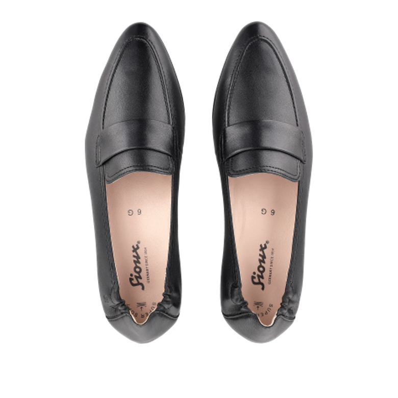 Sioux 4141040 HOKULANI-700 Slipper & Mokassin in schwarz