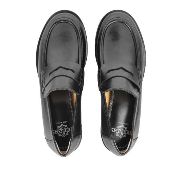Truman's 9807 230 NERO Slipper & Mokassin in schwarz