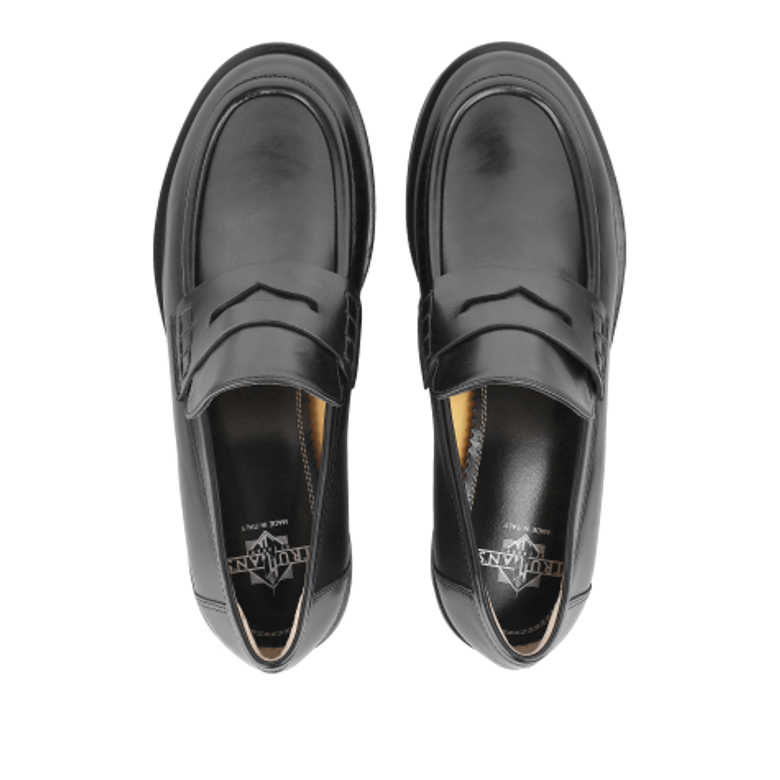 Truman's 9807 230 NERO Slipper & Mokassin in schwarz