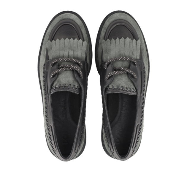 Donna Carolina KILLIA ELBA SILK PINO 58.732.129-003 Loafers & Moccasins in Black