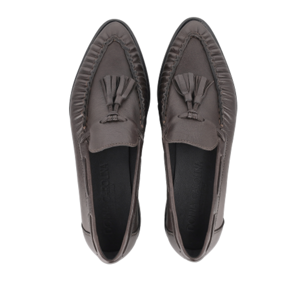 Donna Carolina KORAL TASSELS FENIX TDM 58.300.143-001 Slippers & Moccasins in Brown