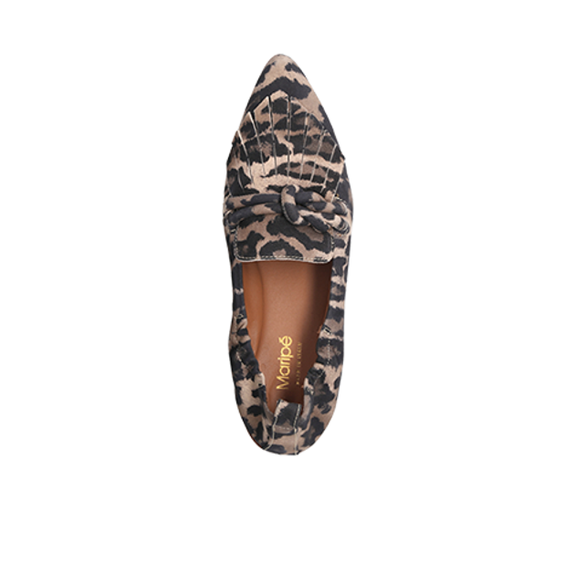 Maripé Alisee V.3 Jacquard Kid Sahara slip-on shoe