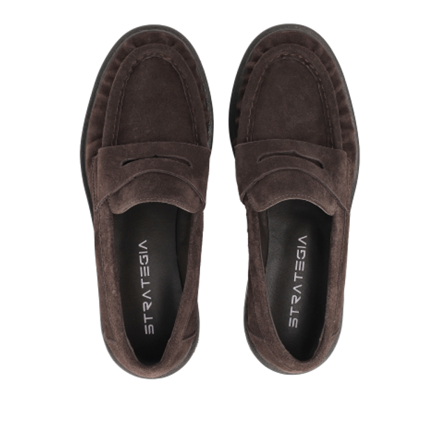 Strategia A5840 EBANO Slipper & Mokassin in braun