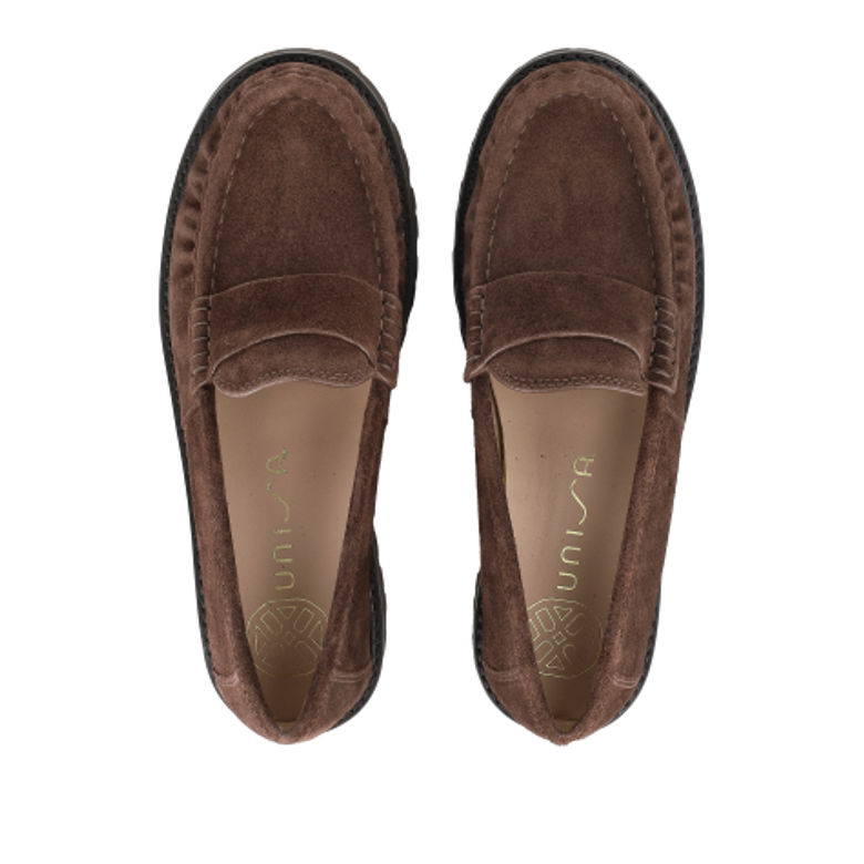 Unisa FIJO_BS WALNUT Loafers & Moccasins in Brown