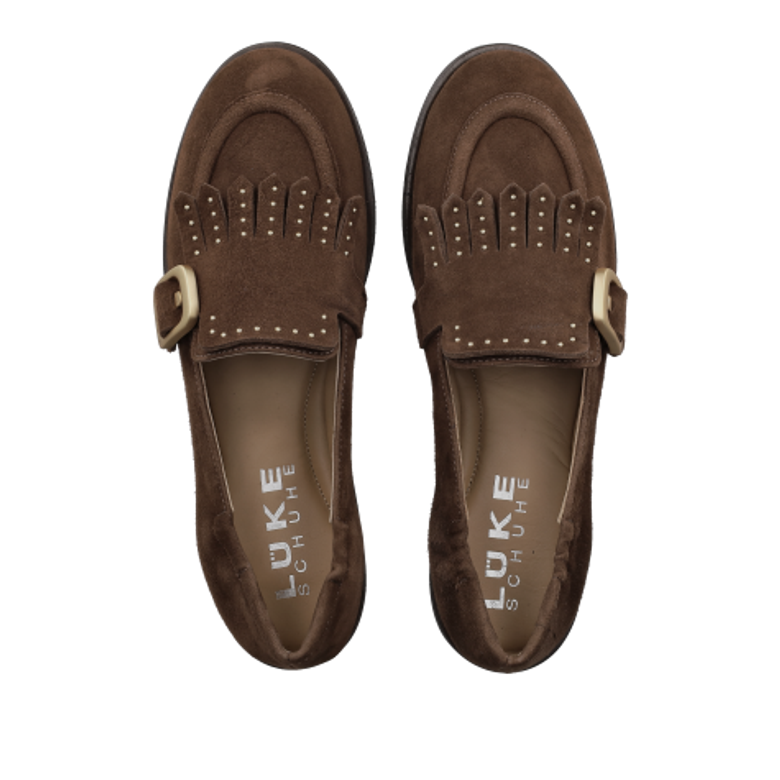 Lüke Schuhe 344B SIGARO Slipper & Mokassin in braun