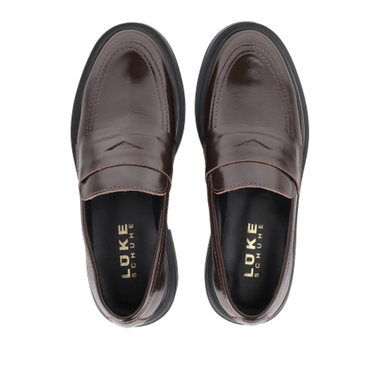 Lüke Schuhe DELTA MOGANO Slipper & Mokassin in braun