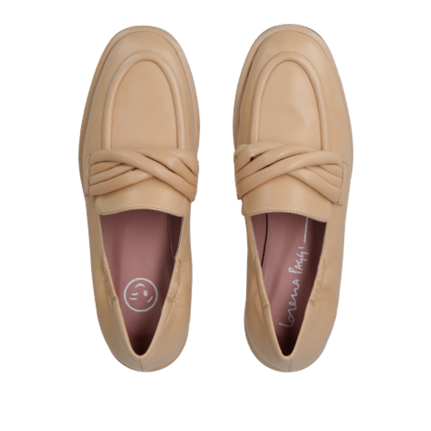 Lorena Paggi 41300 BLUSH Slipper & Mokassin in beige